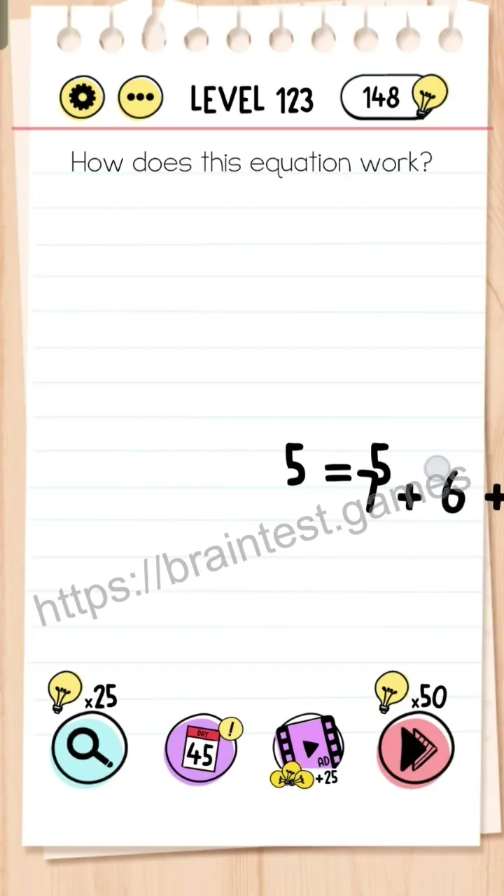 Brain Test Level 123