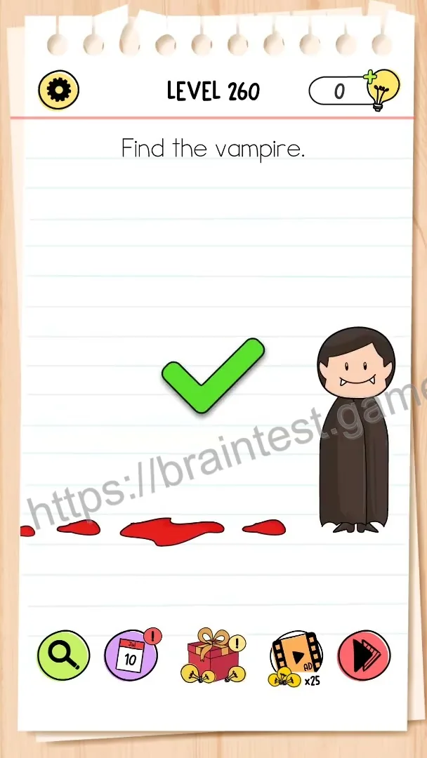 Brain Test Level 260 - Step 2