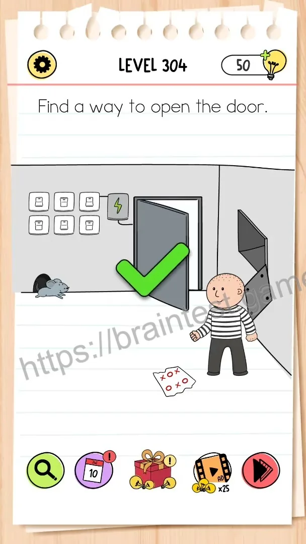 Brain Test Level 304 - Step 2