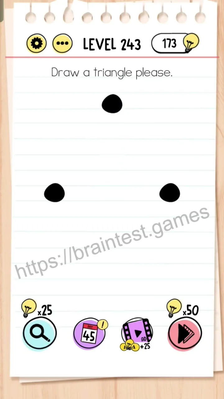 Brain Test Level 243 - Step 1