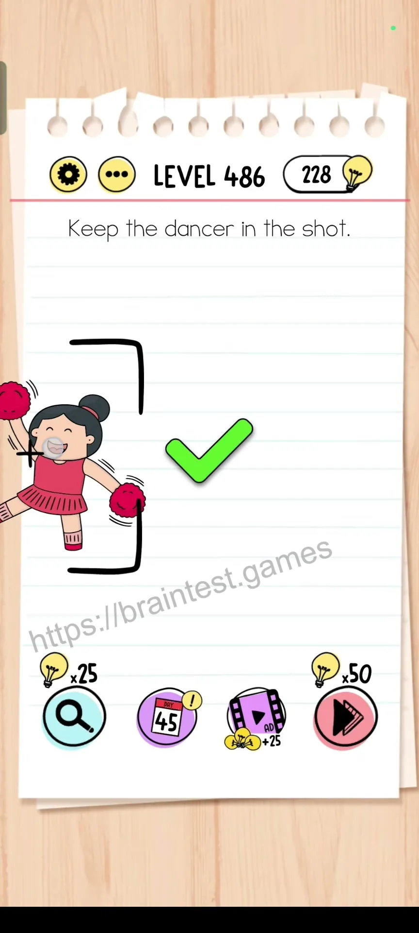 Brain Test Level 486 - Step 2