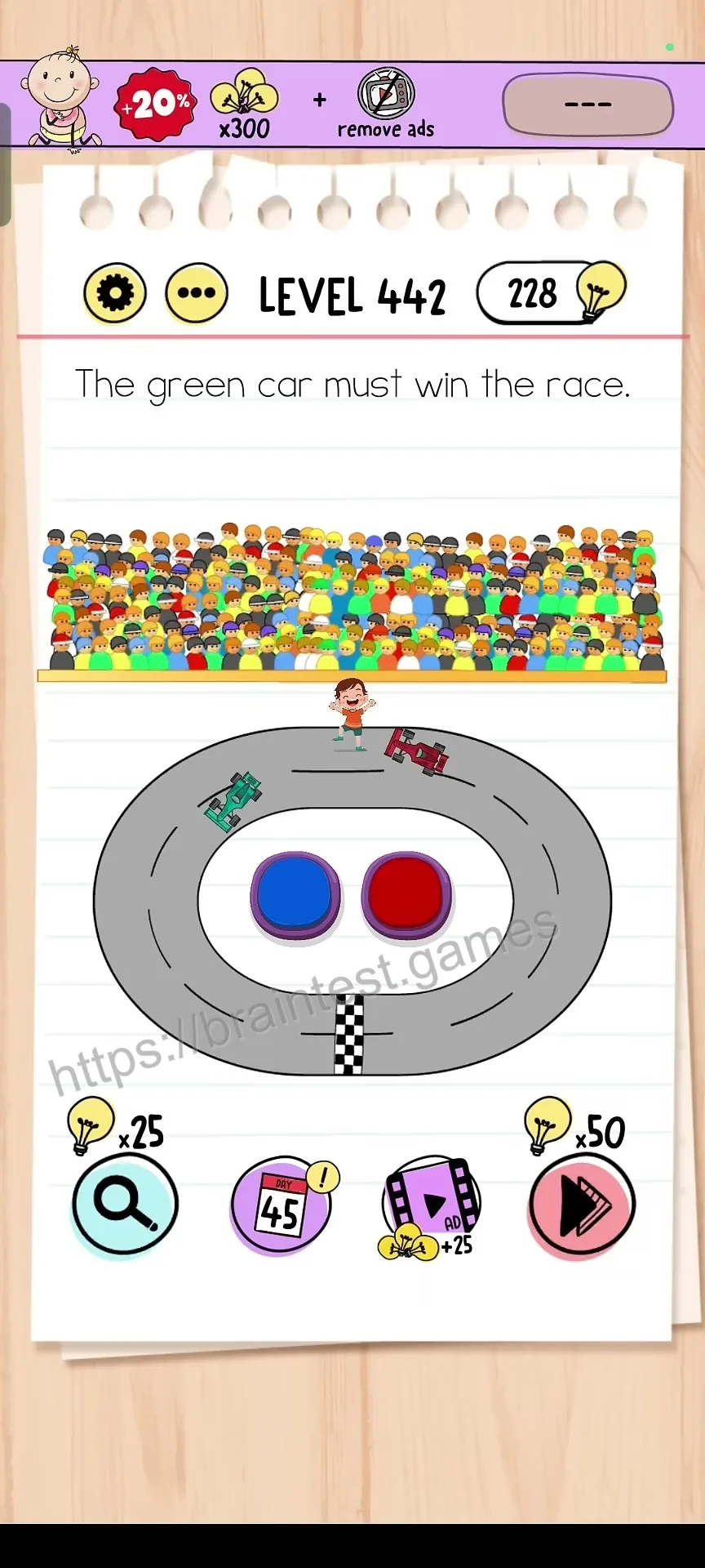 Brain Test Level 442 - Step 1