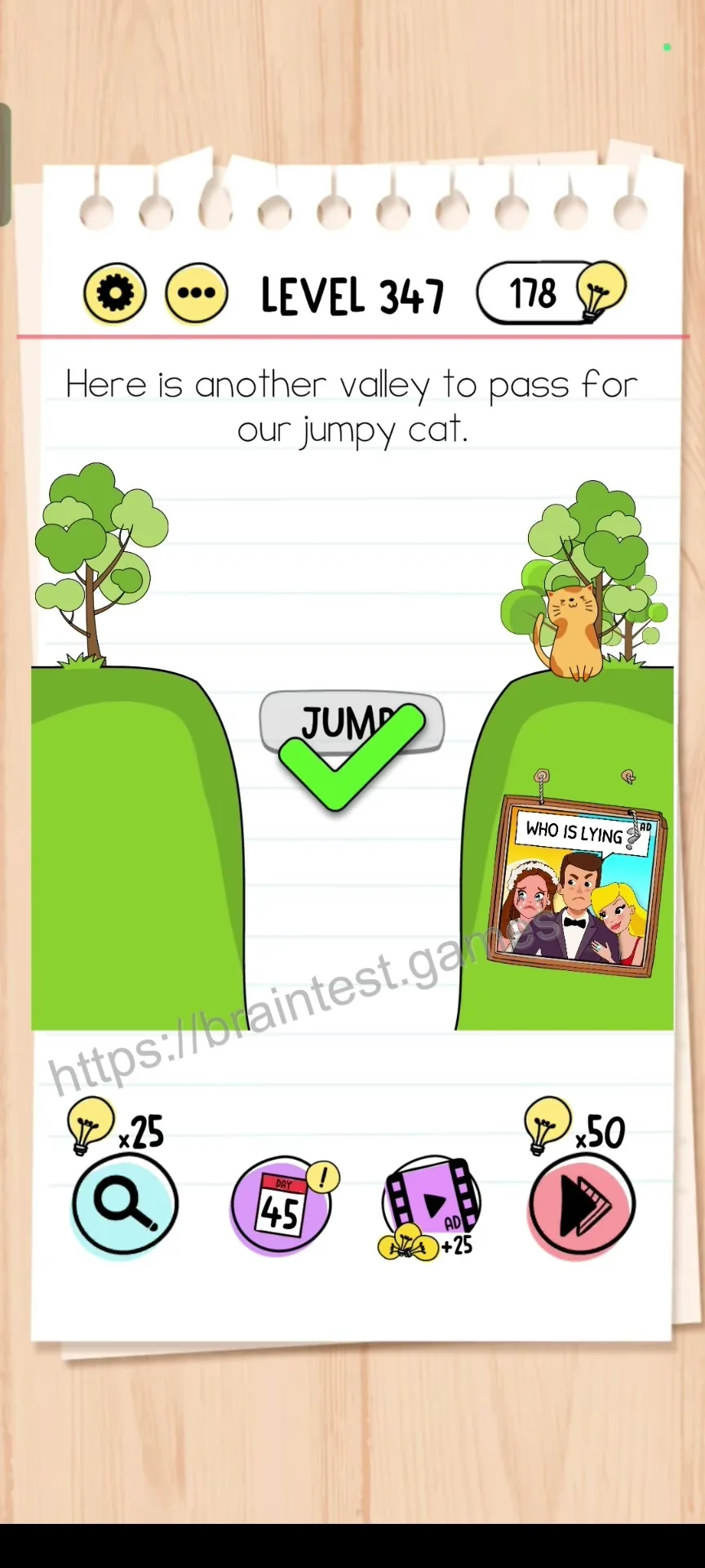 Brain Test Level 347 - Step 2