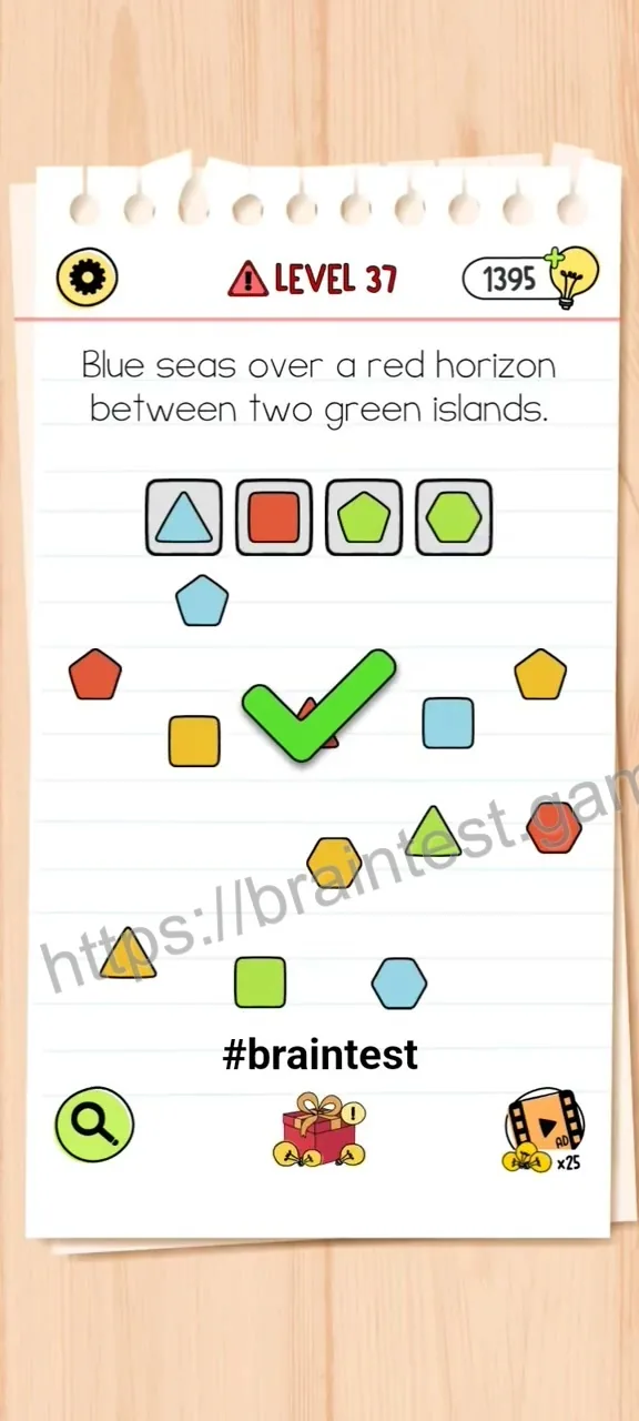 Brain Test Level 37 - Step 2
