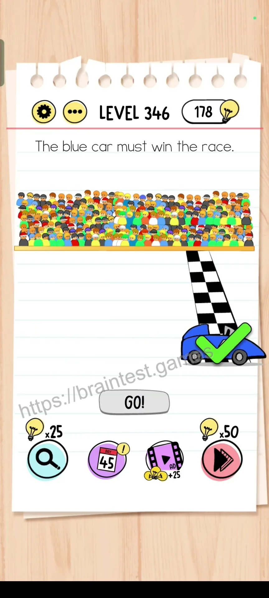 Brain Test Level 346 - Step 2