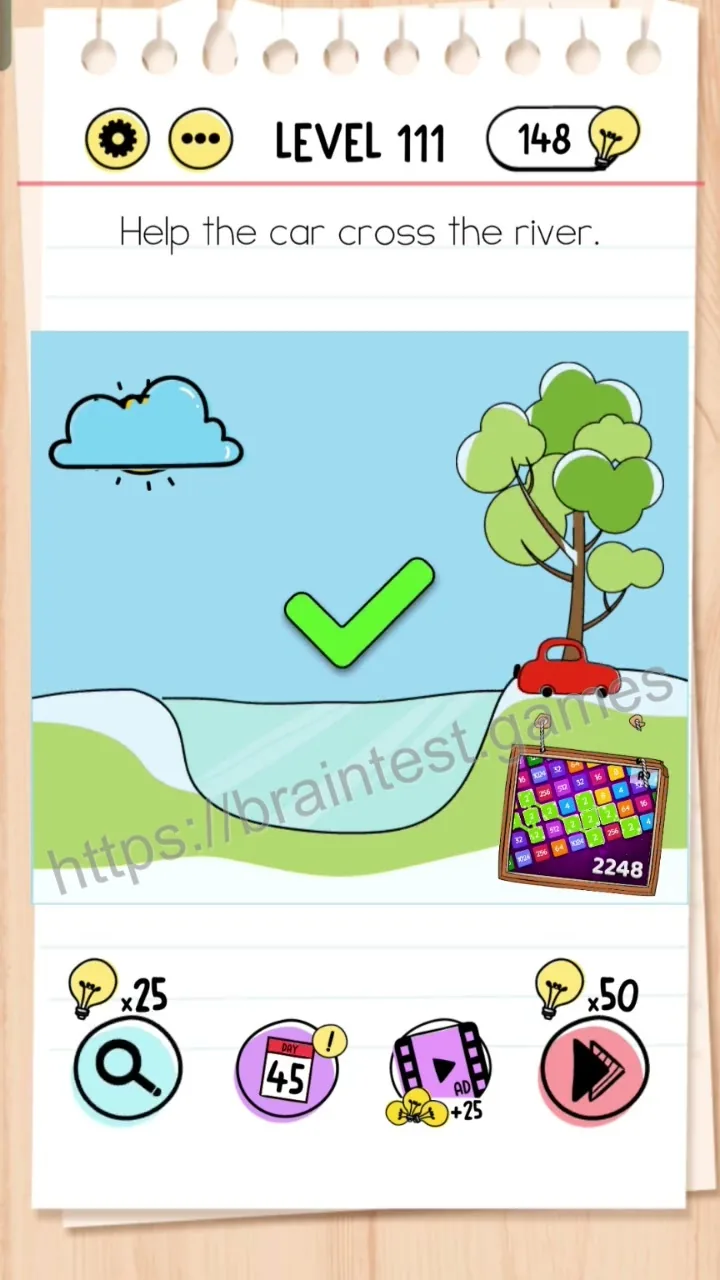 Brain Test Level 111 - Step 2