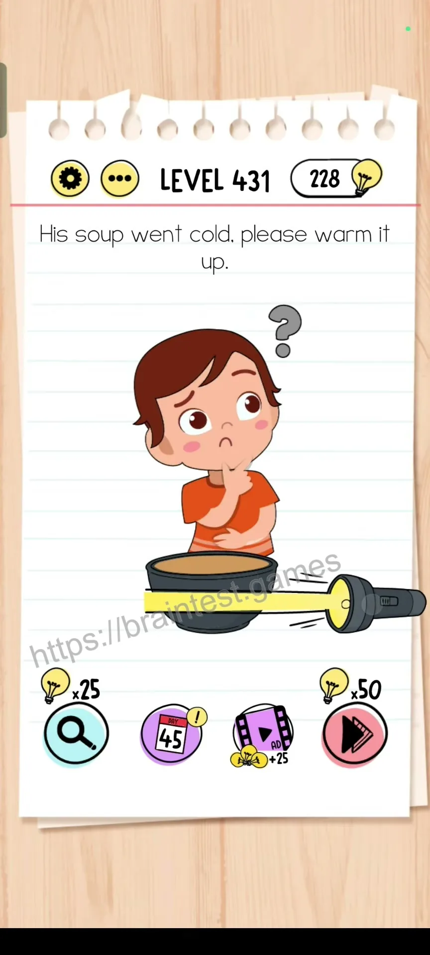 Brain Test Level 431 - Step 1