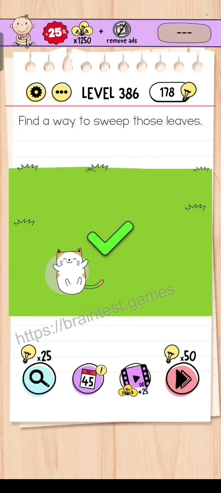 Brain Test Level 386 - Step 2