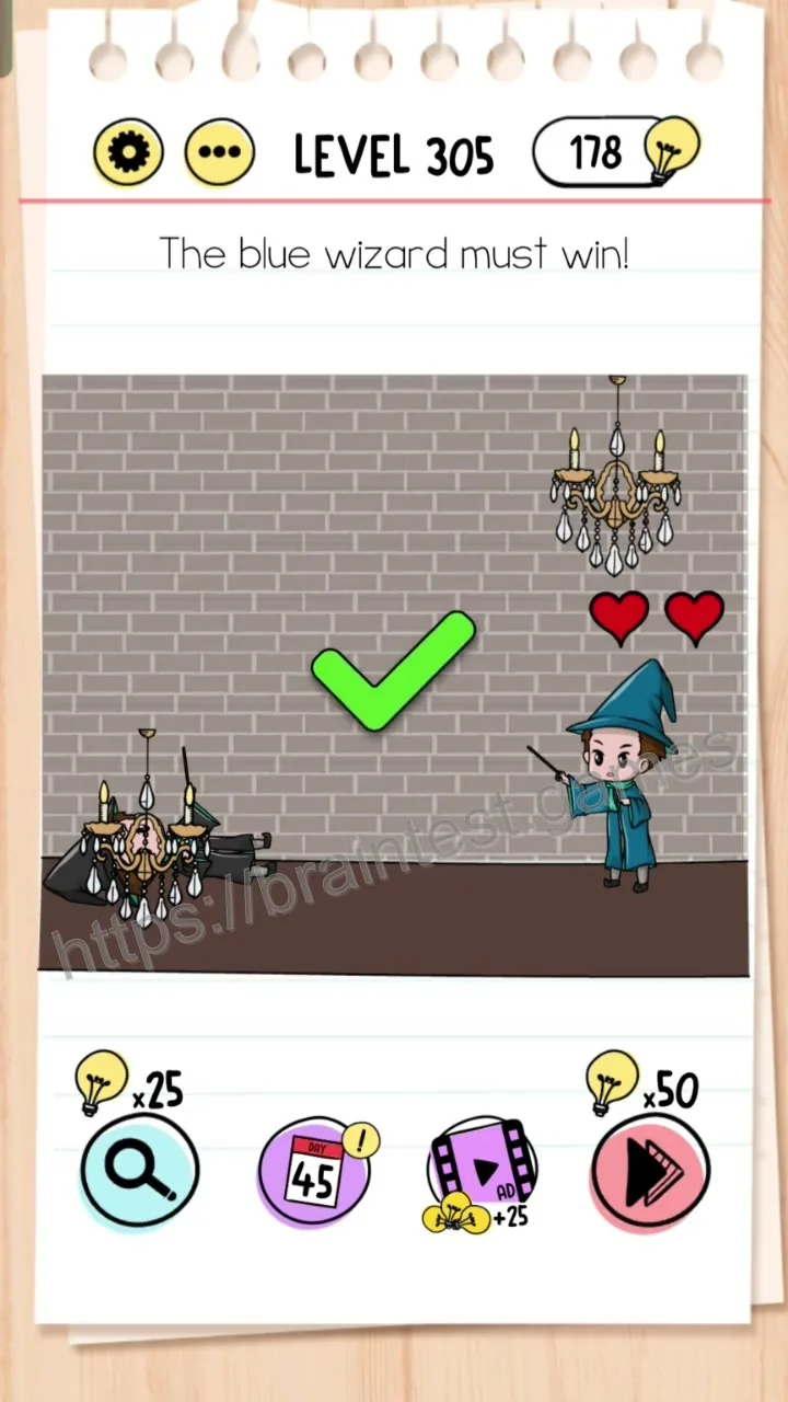Brain Test Level 305 - Step 2