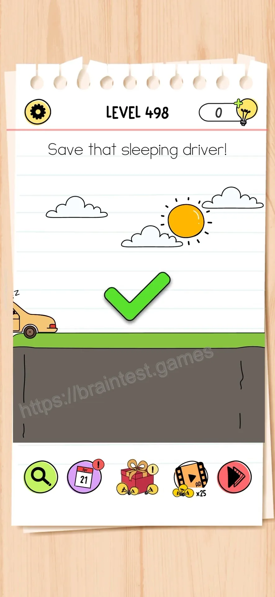 Brain Test Level 498 - Step 2