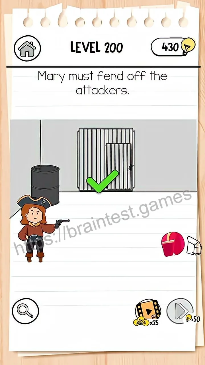 Brain Test Level 200 - Step 2