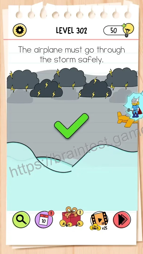 Brain Test Level 302 - Step 2