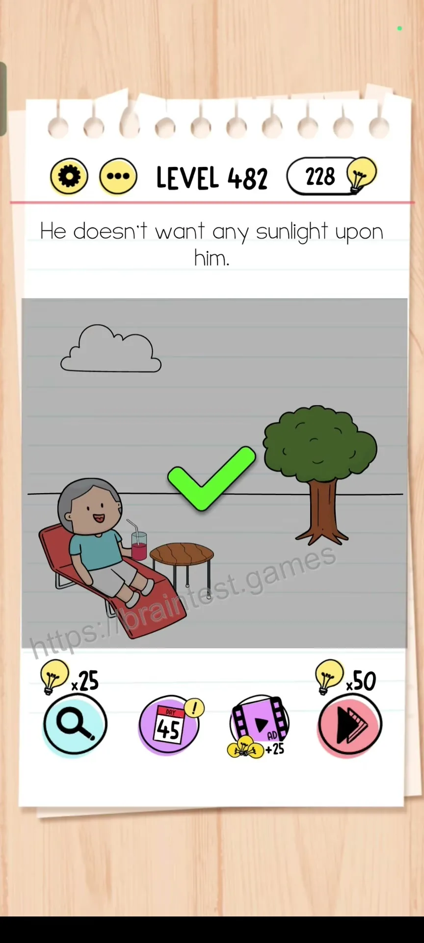 Brain Test Level 482 - Step 2