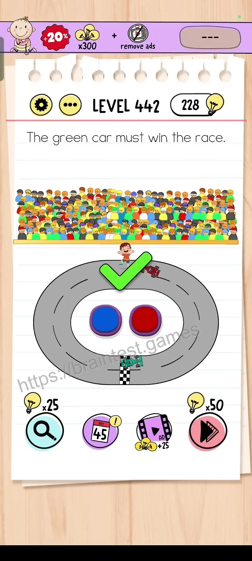 Brain Test Level 442 - Step 2