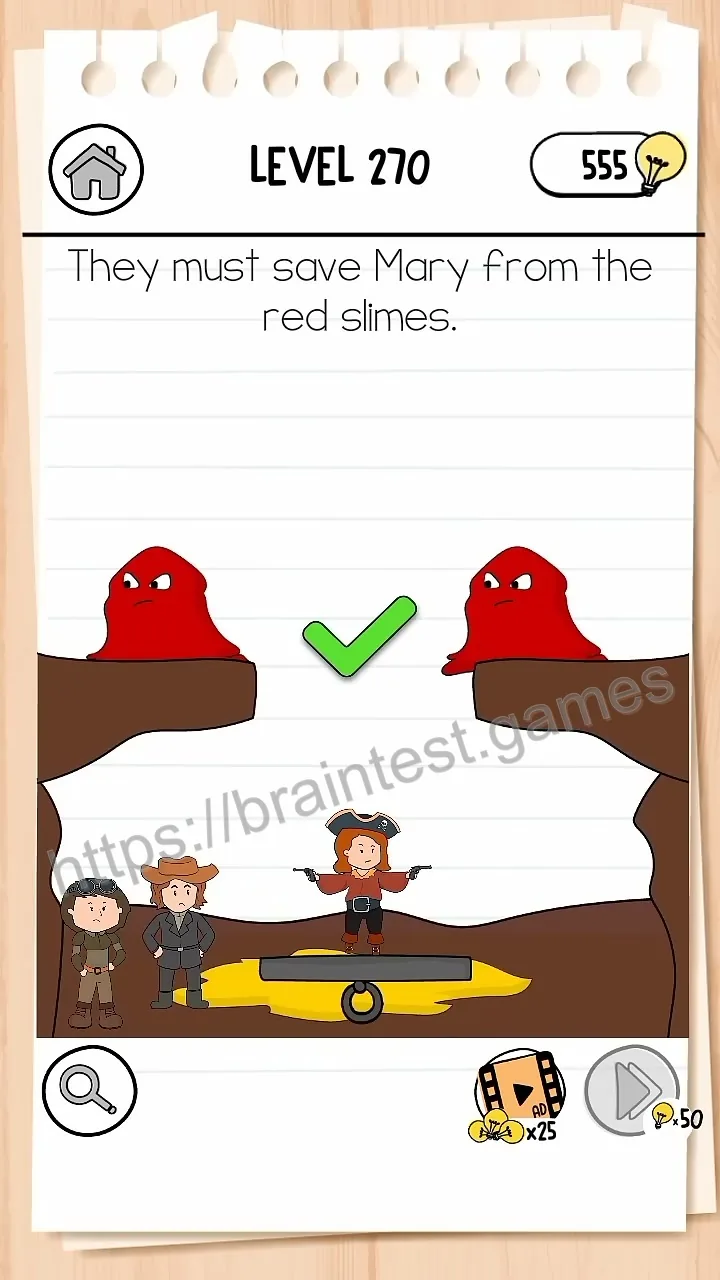 Brain Test Level 270 - Step 2