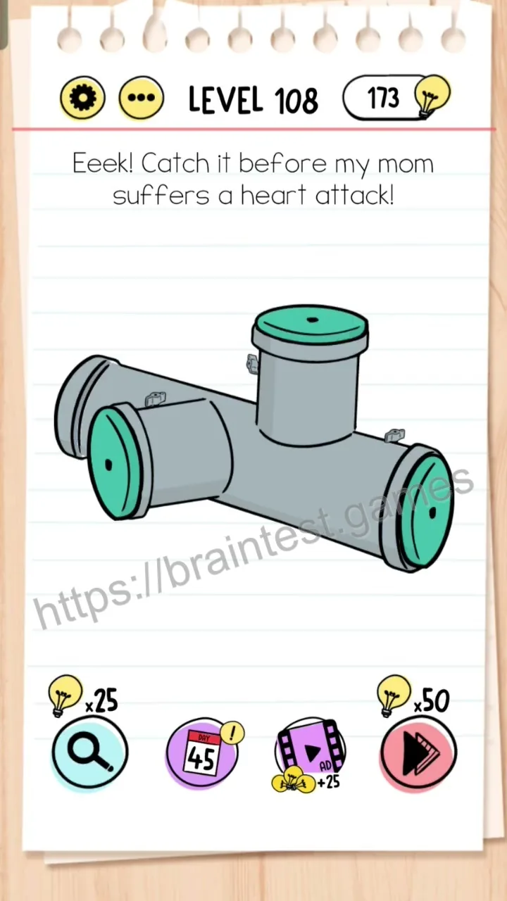 Brain Test Level 108 - Step 1