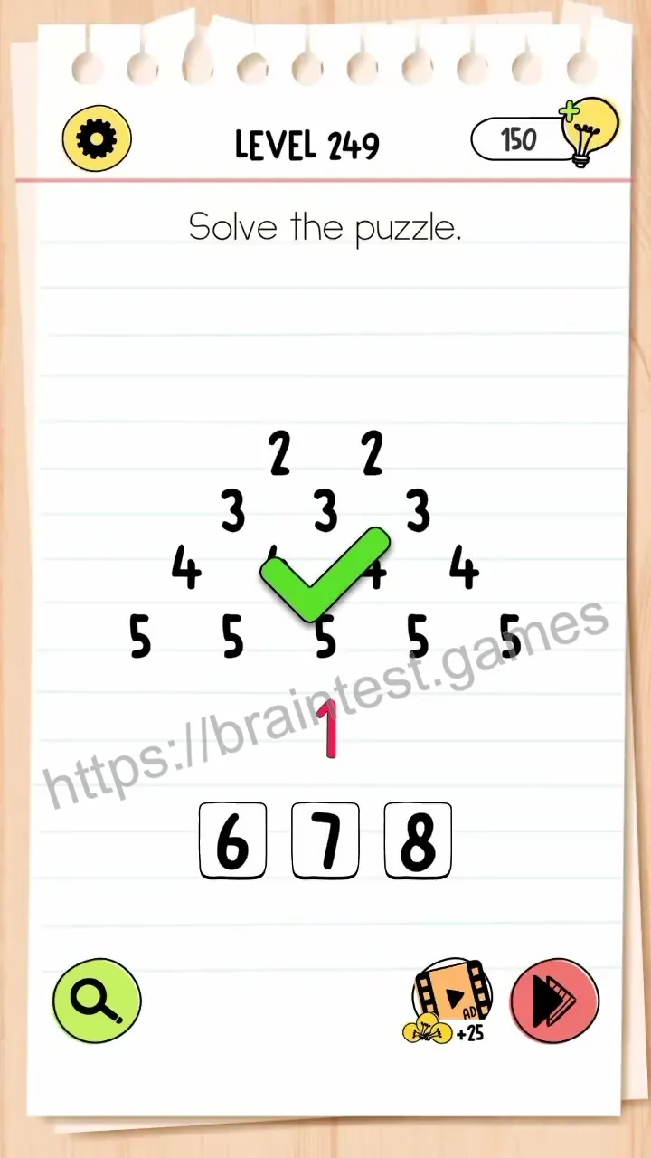 Brain Test Level 249 - Step 2