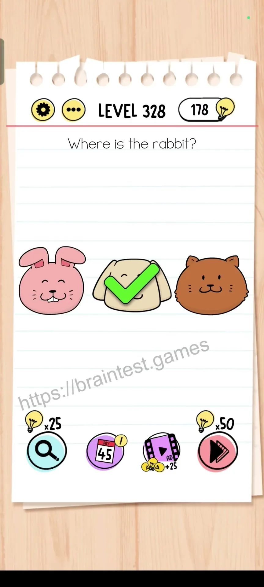 Brain Test Level 328 - Step 2
