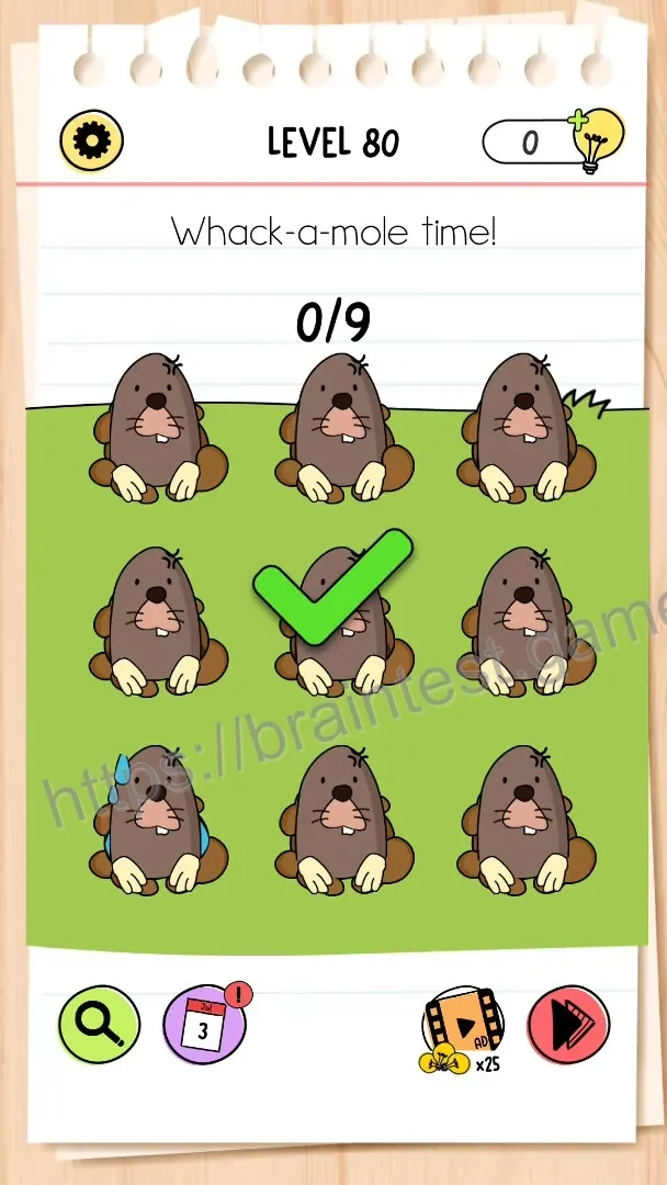 Brain Test Level 80 - Step 2