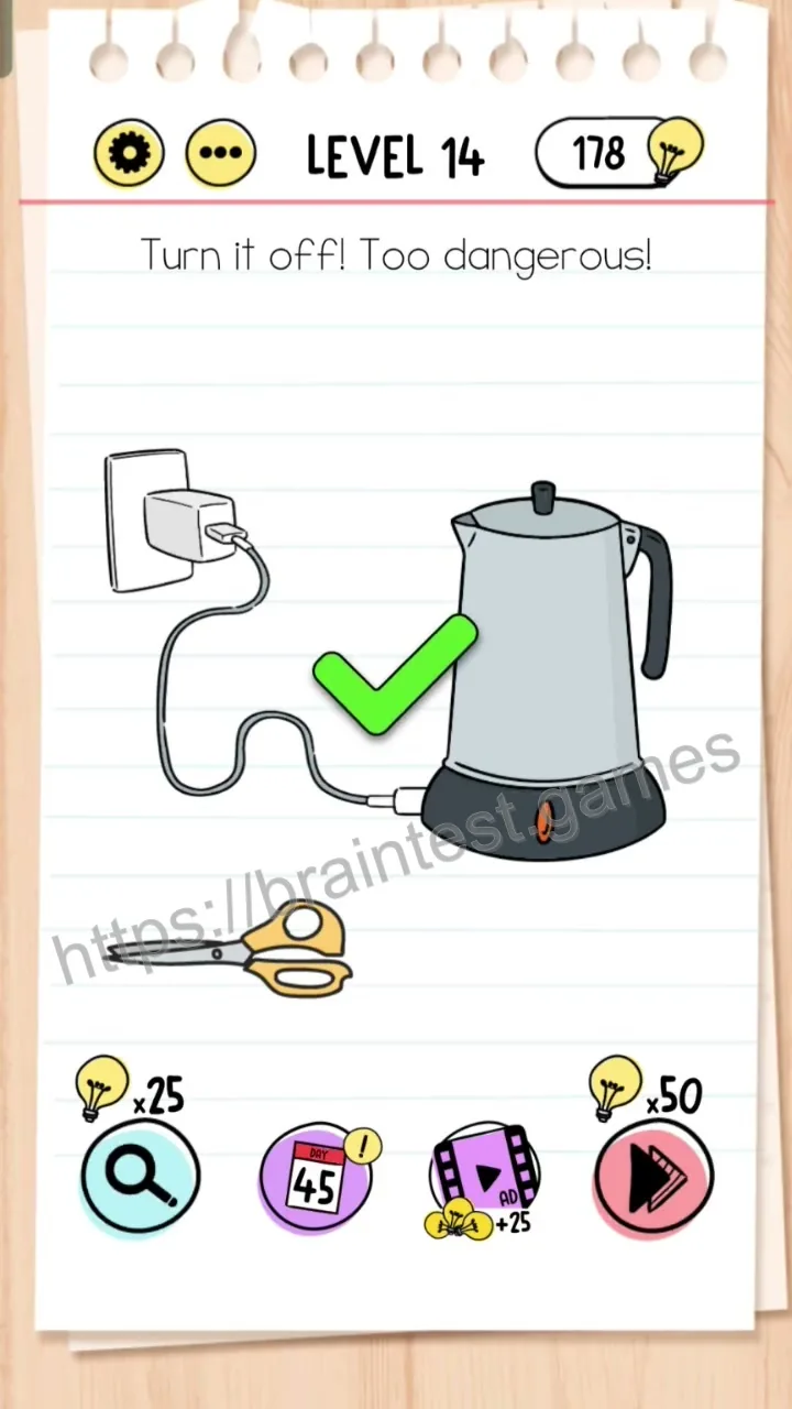 Brain Test Level 14 - Step 2