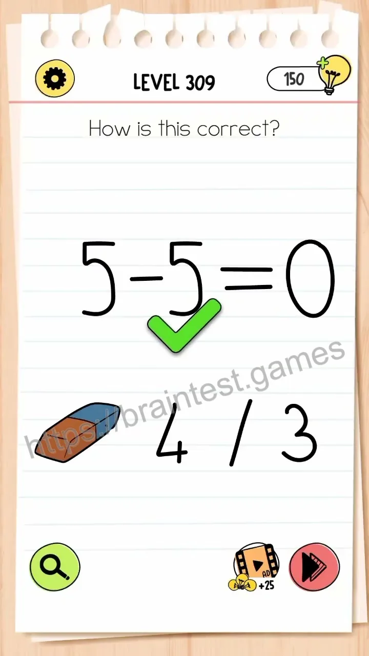 Brain Test Level 309 - Step 2