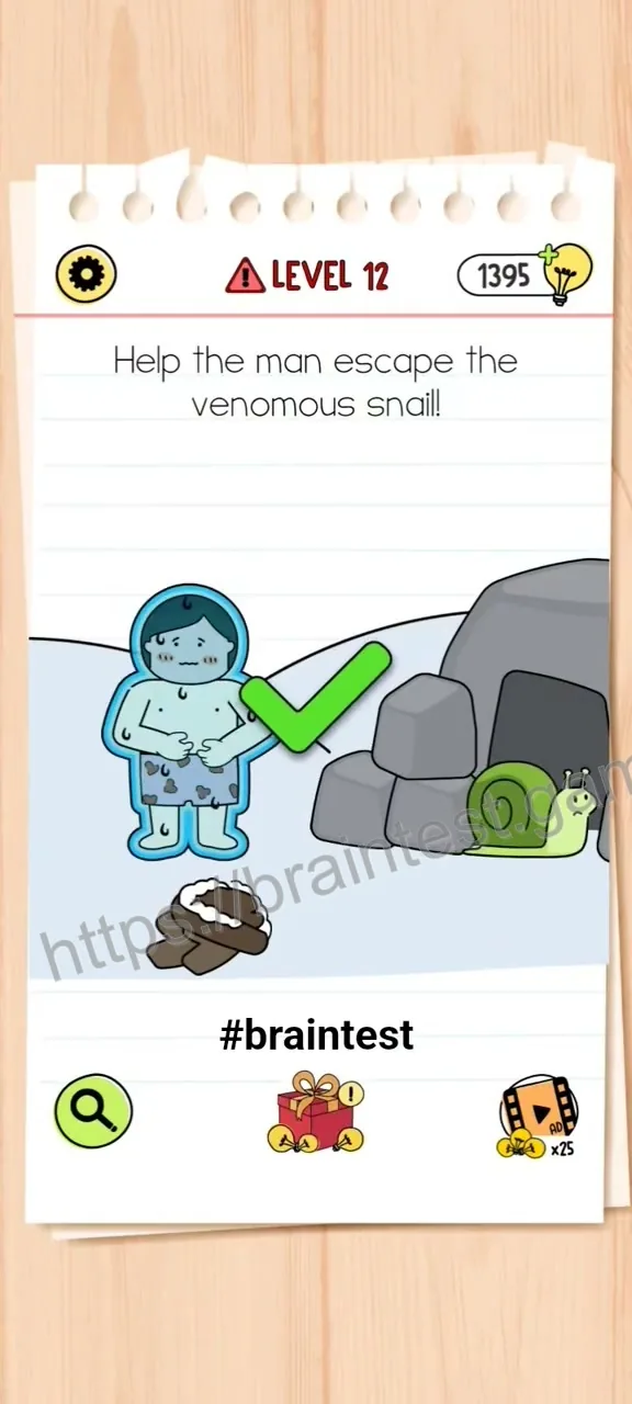 Brain Test Level 12 - Step 2