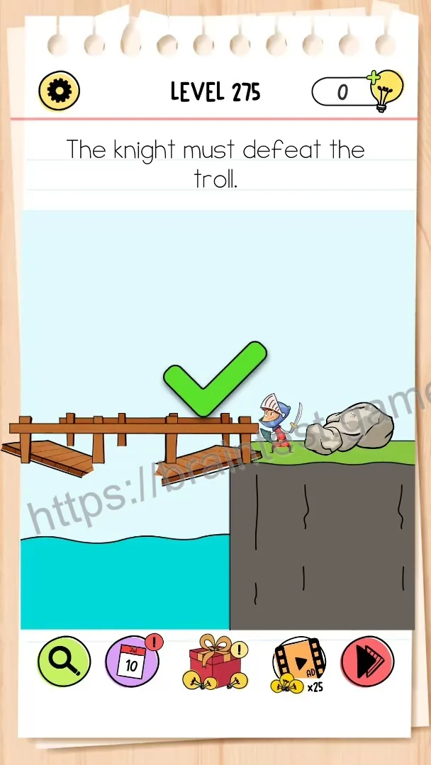 Brain Test Level 275 - Step 2