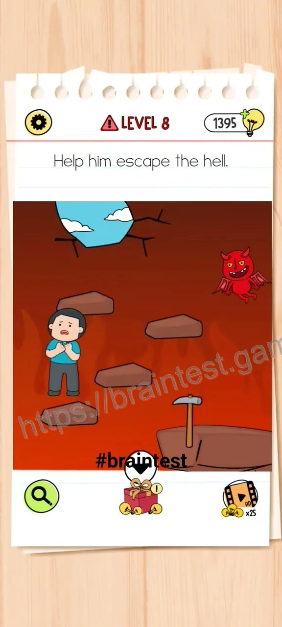 Brain Test Level 8