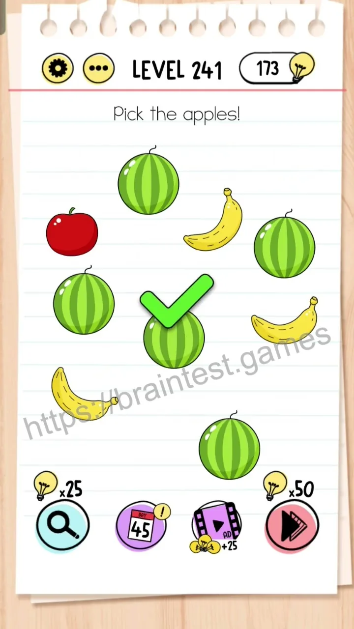 Brain Test Level 241 - Step 2