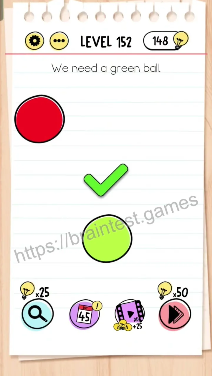 Brain Test Level 152 - Step 2