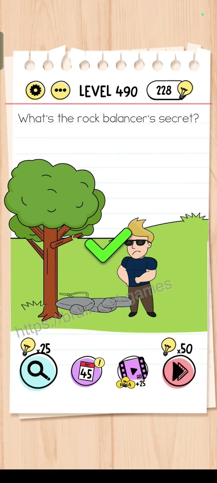 Brain Test Level 490 - Step 2