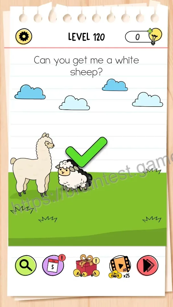 Brain Test Level 120 - Step 2