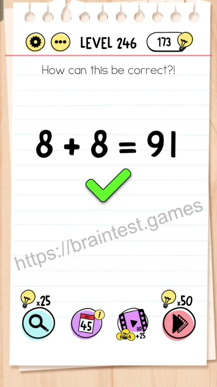 Brain Test Level 246 - Step 2