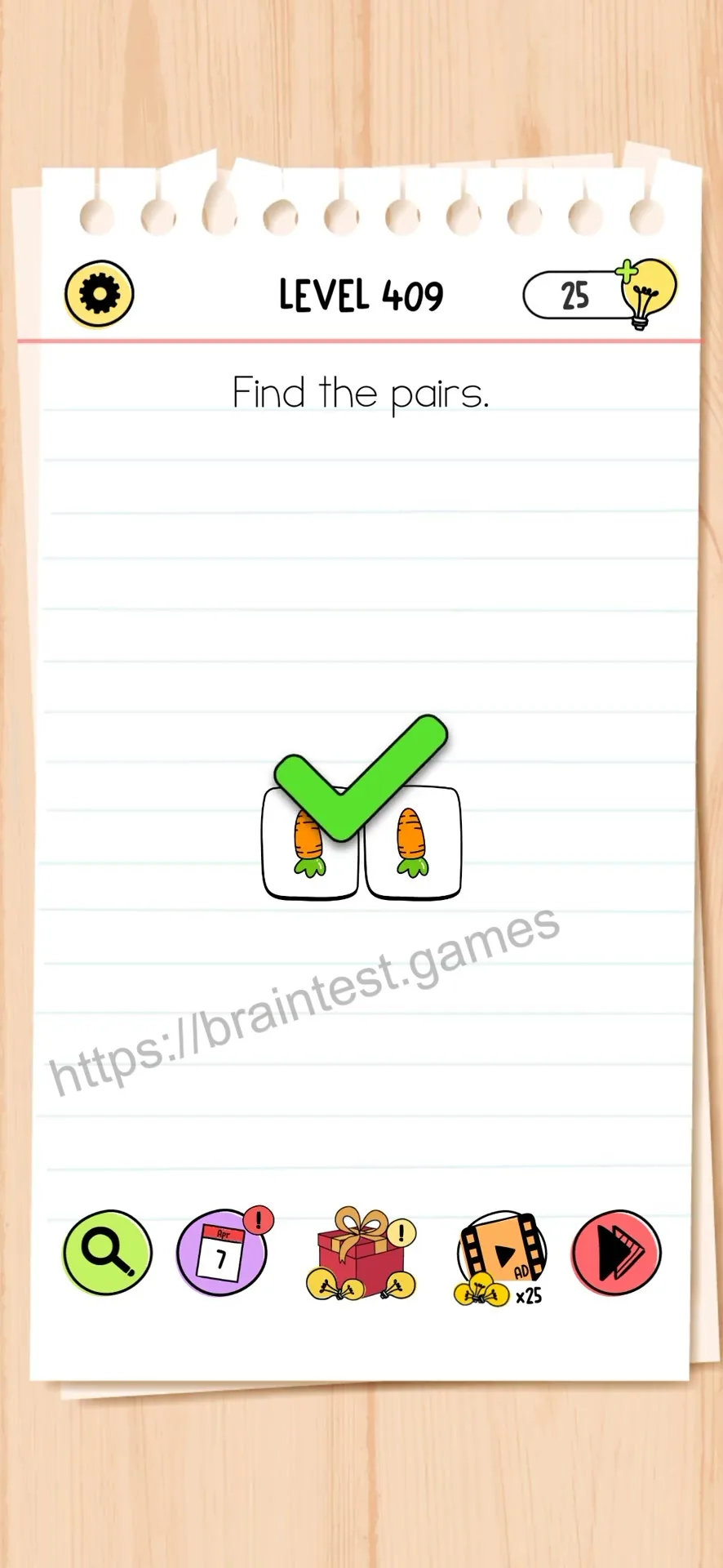 Brain Test Level 409 - Step 2