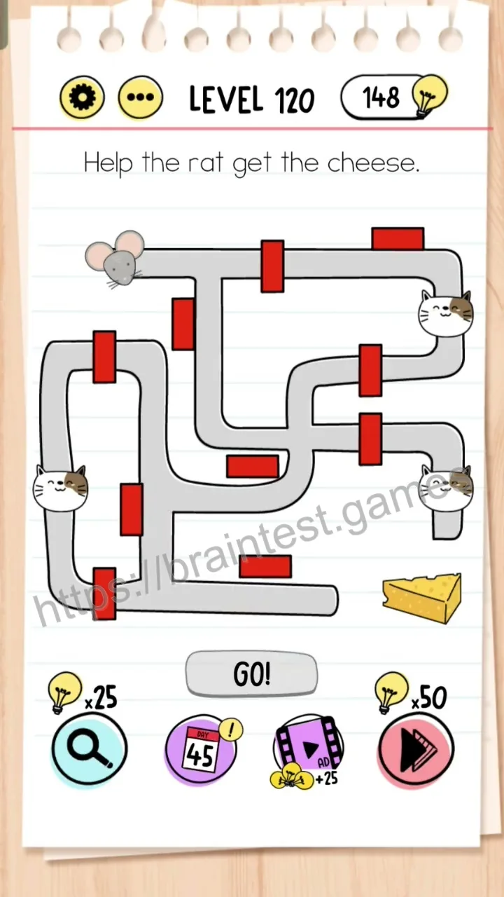 Brain Test Level 120 - Step 1