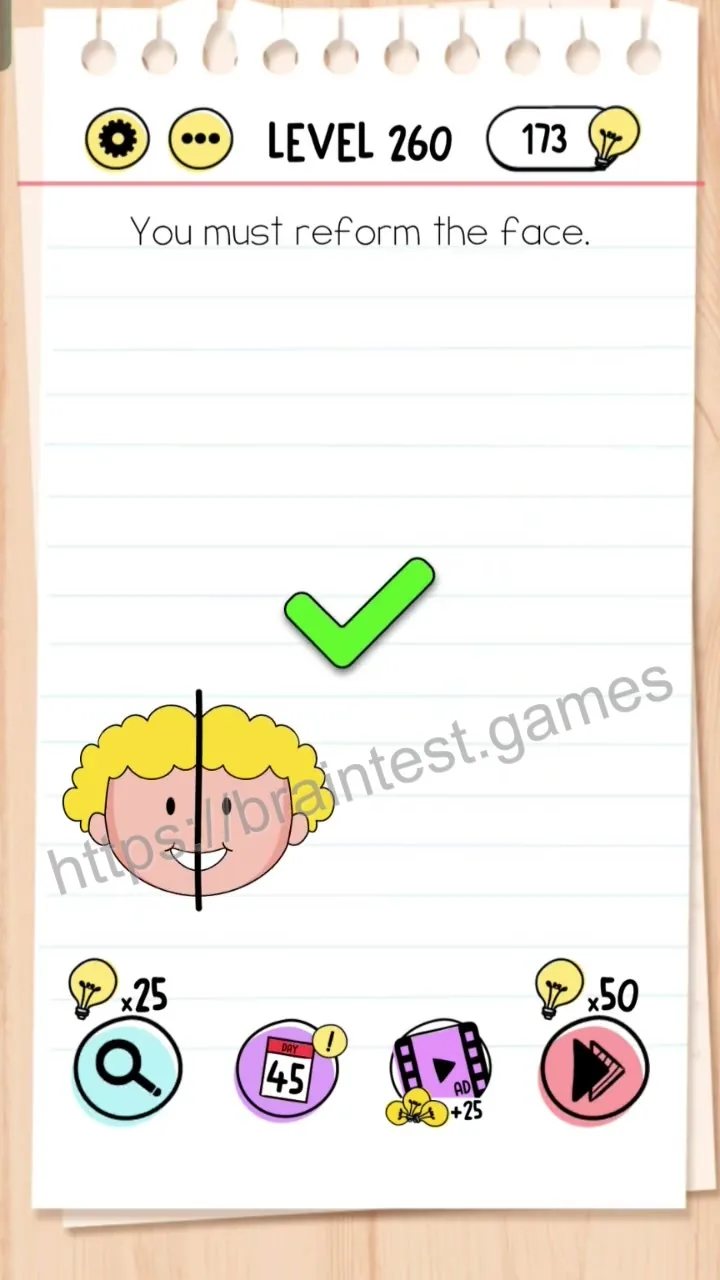 Brain Test Level 260 - Step 2