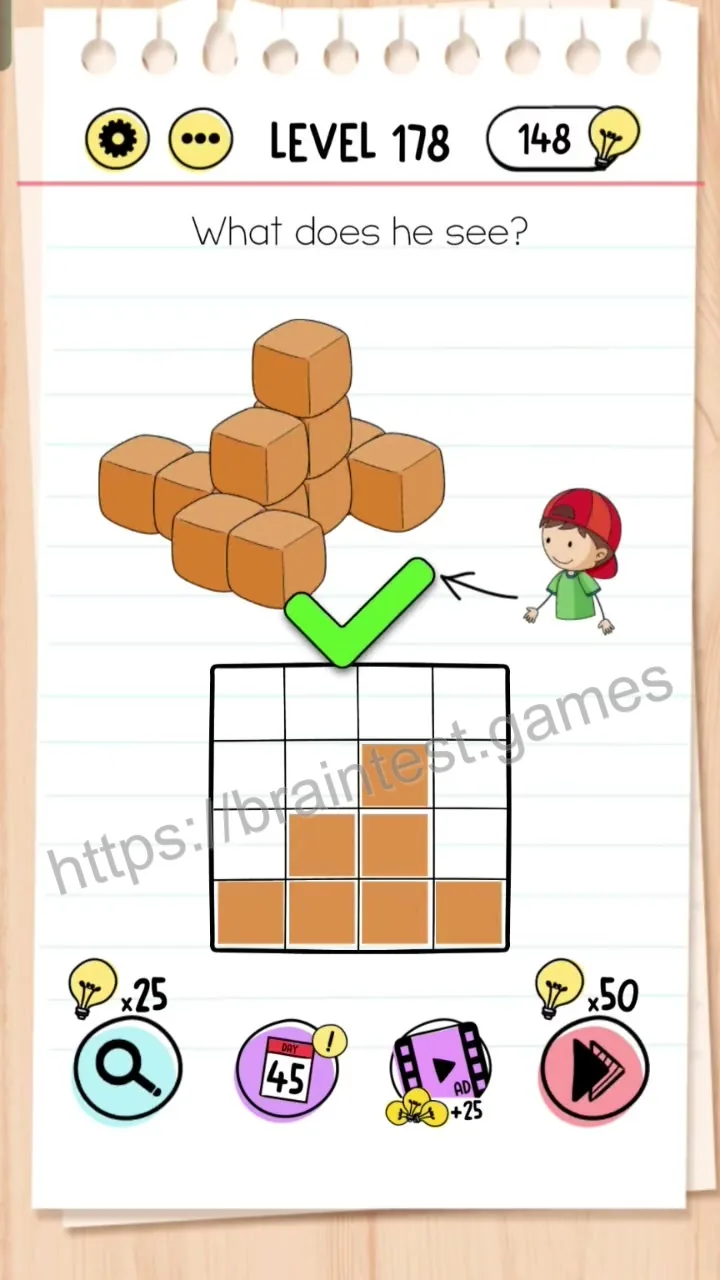 Brain Test Level 178 - Step 2