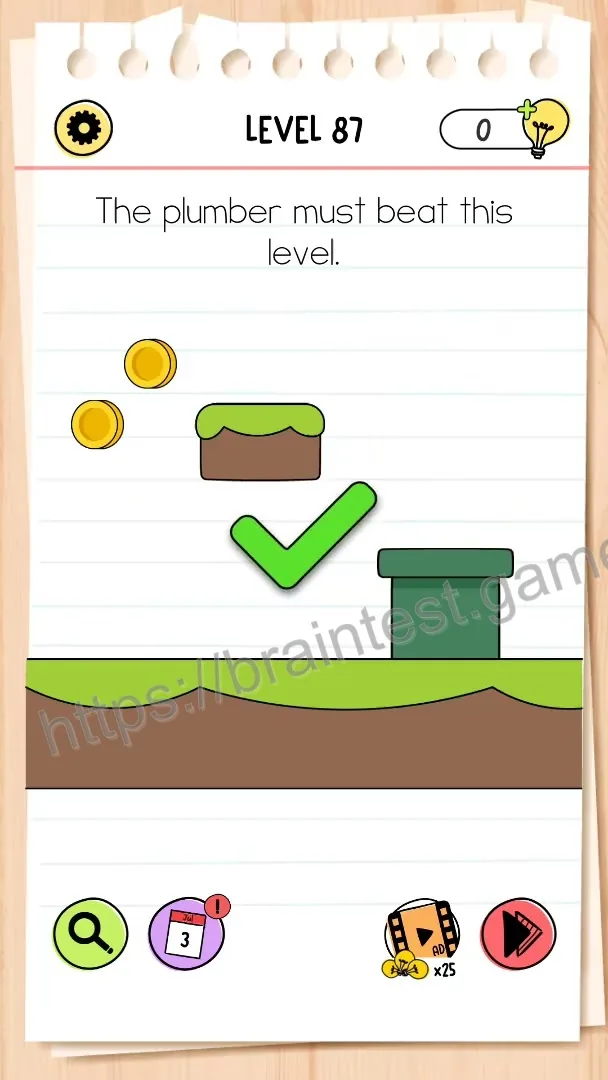 Brain Test Level 87 - Step 2