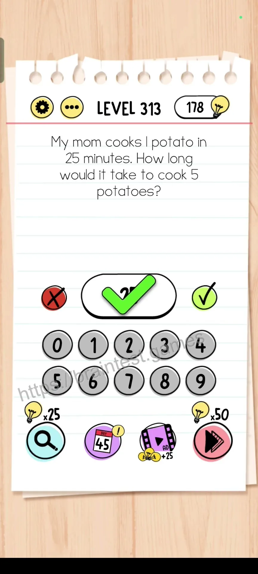 Brain Test Level 313 - Step 2