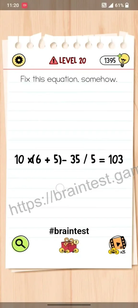 Brain Test Level 20