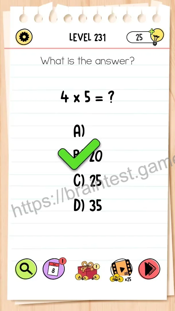 Brain Test Level 231 - Step 2