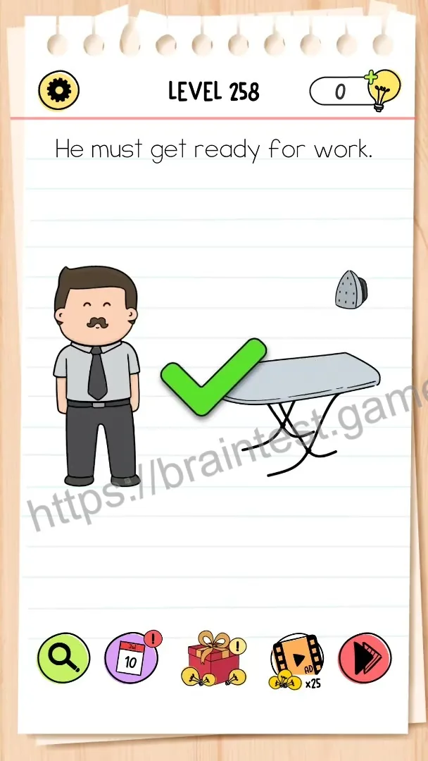 Brain Test Level 258 - Step 2