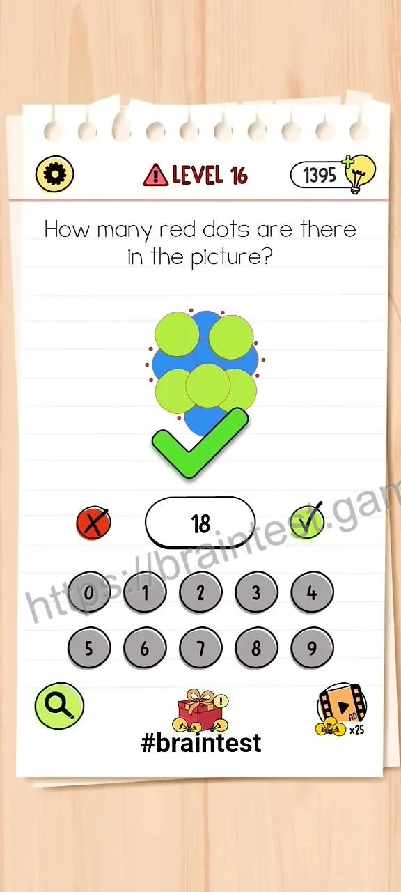 Brain Test Level 16 - Step 2