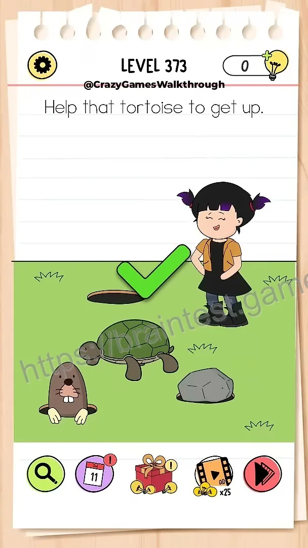 Brain Test Level 373 - Step 2