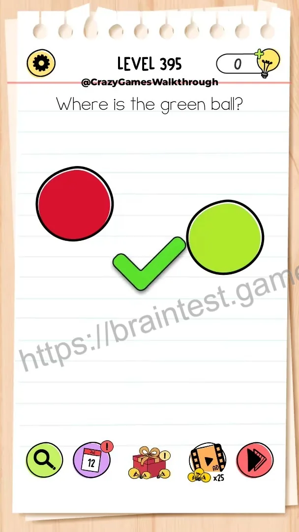 Brain Test Level 395 - Step 2