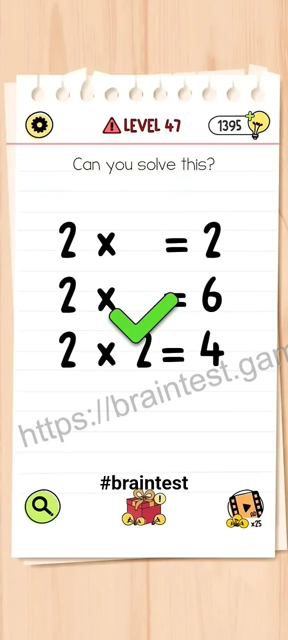 Brain Test Level 47 - Step 2