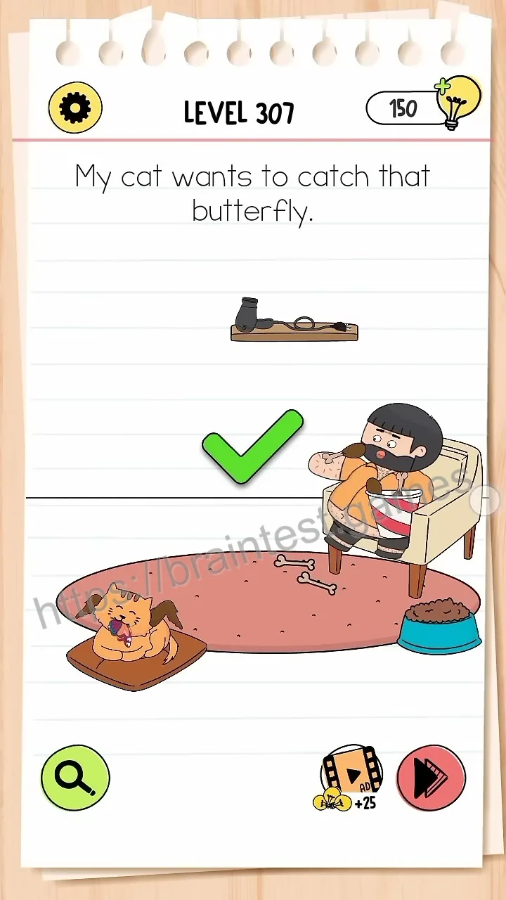 Brain Test Level 307 - Step 2