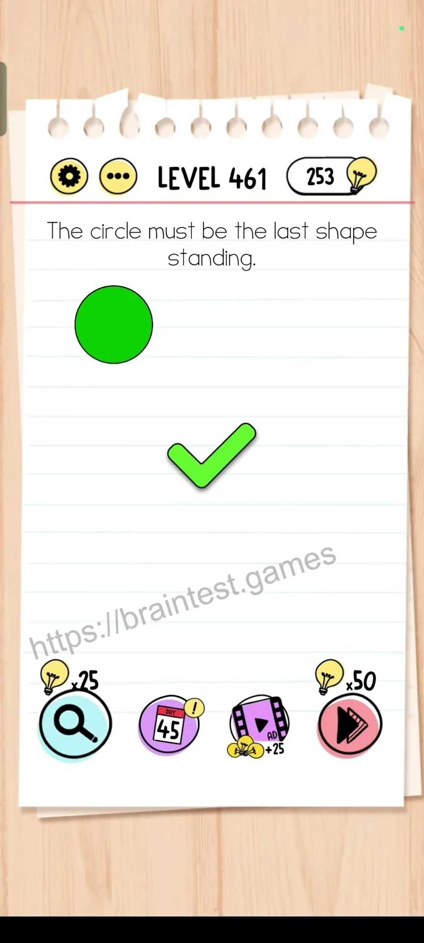 Brain Test Level 461 - Step 2