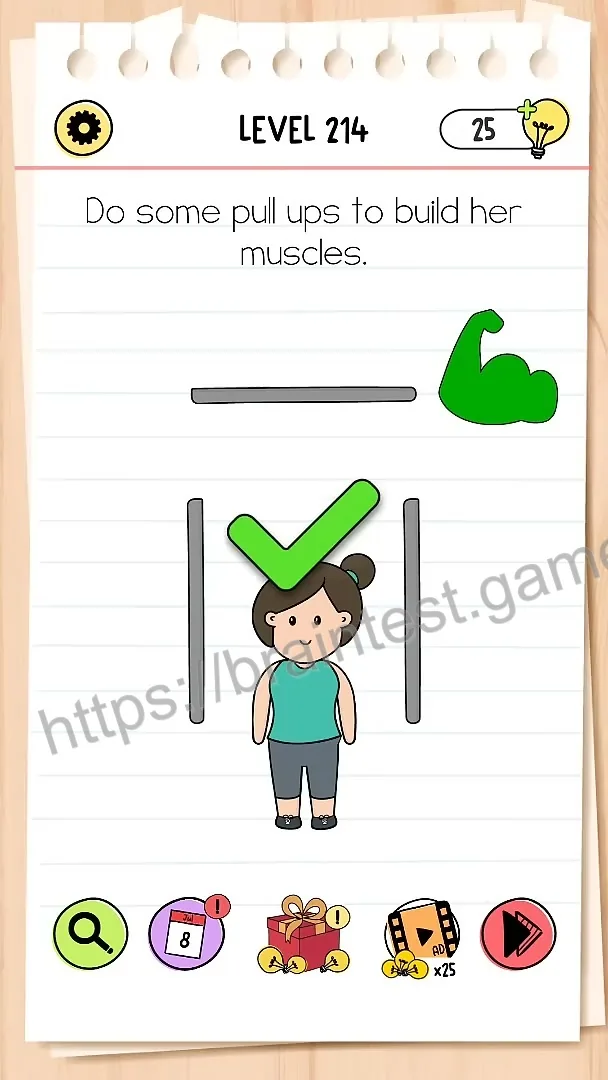 Brain Test Level 214 - Step 2