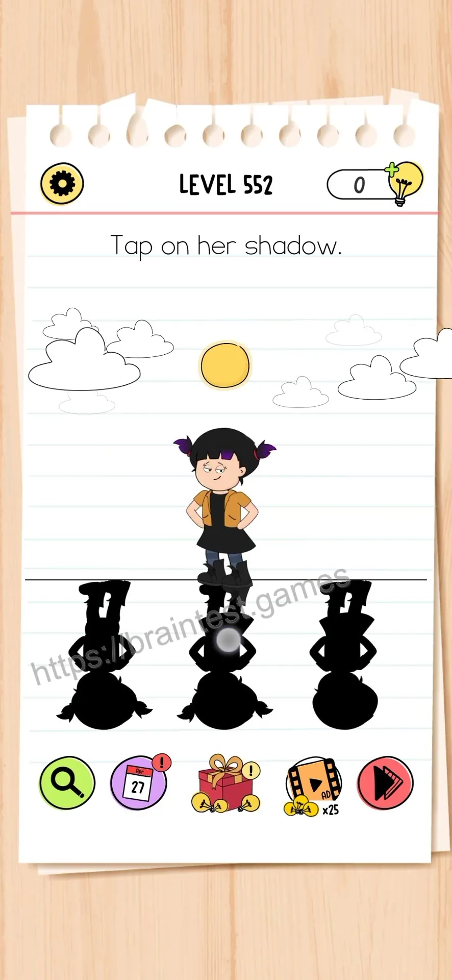 Brain Test Level 552 - Step 1